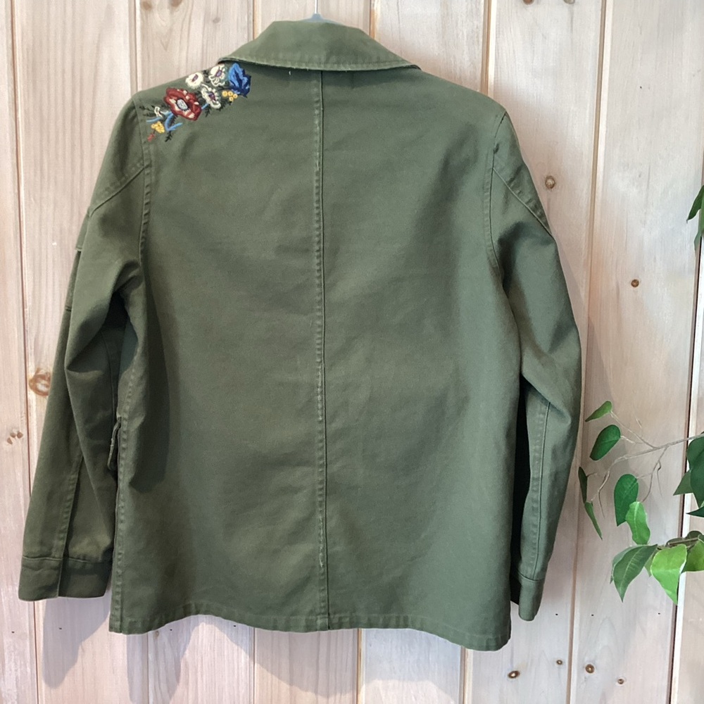 Anthropologie Dolan Embroidered Utility Jacket - Picture 8 of 12